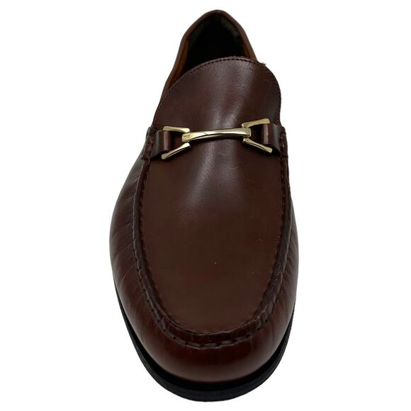 Wolf and Shepherd Men\'s Belmont Bit Italian Leather Loafer Slip-On Dress Shoes main image 4